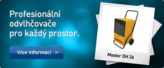 Průmyslové odvlhčovače Master