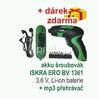 Aku šroubovák + MP3 přehrávač